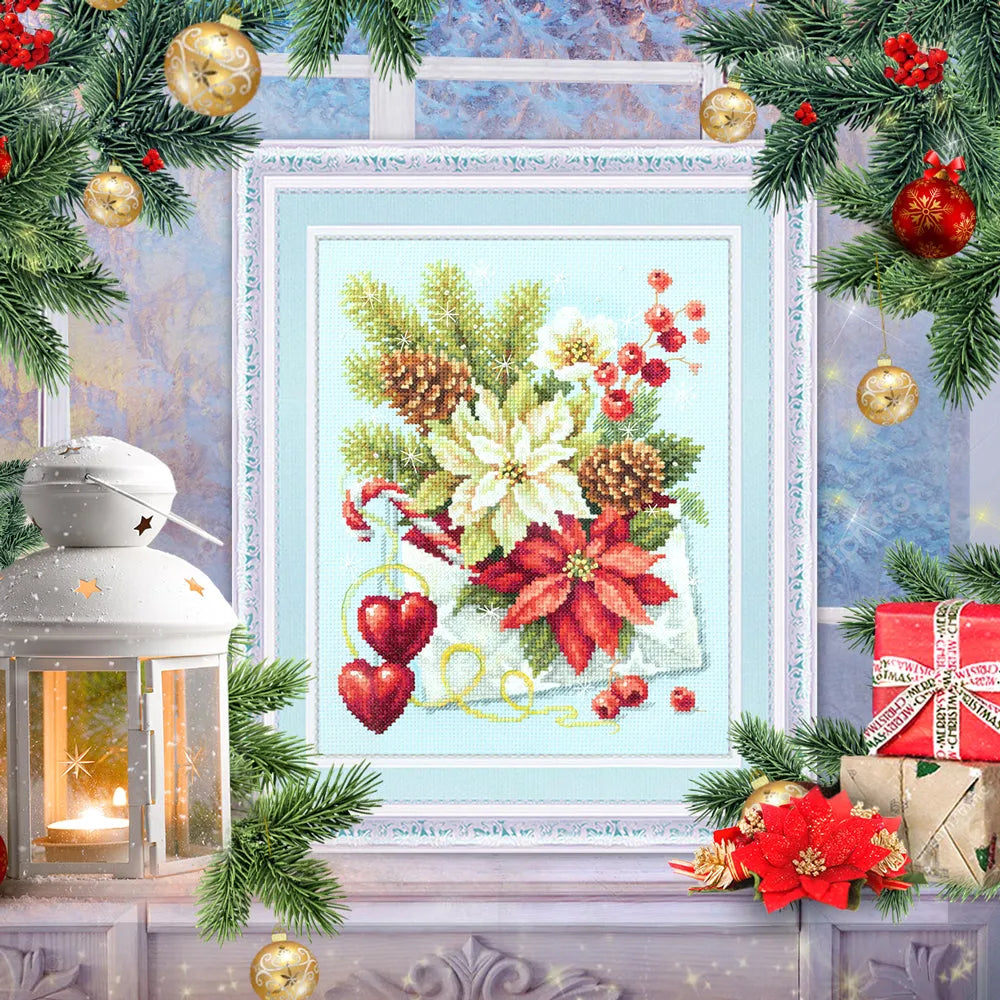 Merry Christmas! 100-241 Counted Cross-Stitch Kit-0