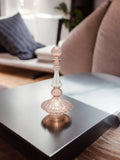 Handcrafted  Blown Glass Perfume Bottle - Hand Painted Essential Oil