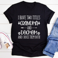 Grandma & Dogmom T-Shirt-3