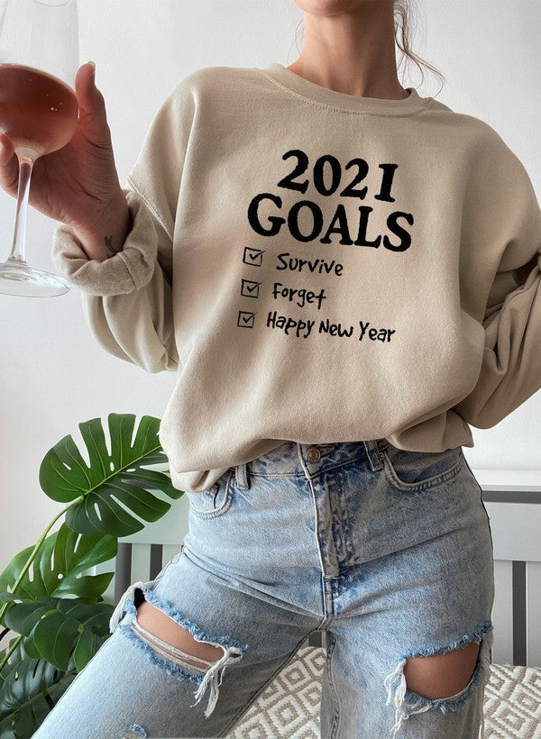 2021 Goals Sweat Shirt-2