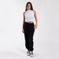 0890 - Women's Mock Neck Cropped Muscle Tank-2