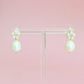 Blooming Freshwater Pearl Drop Earrings