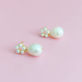 Blooming Freshwater Pearl Drop Earrings