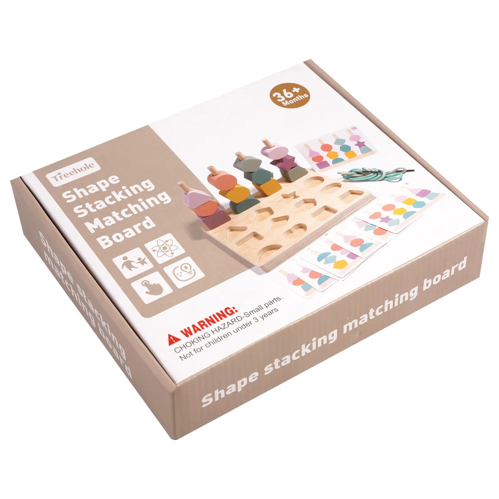 Wooden Shape Matching Board