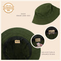 Classic Cotton Bucket Hat for Summer – Lightweight Cotton Sun Hat