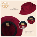 Classic Cotton Bucket Hat for Summer – Lightweight Cotton Sun Hat