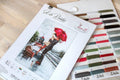 Couple on train station B2369L Counted Cross-Stitch Kit-3