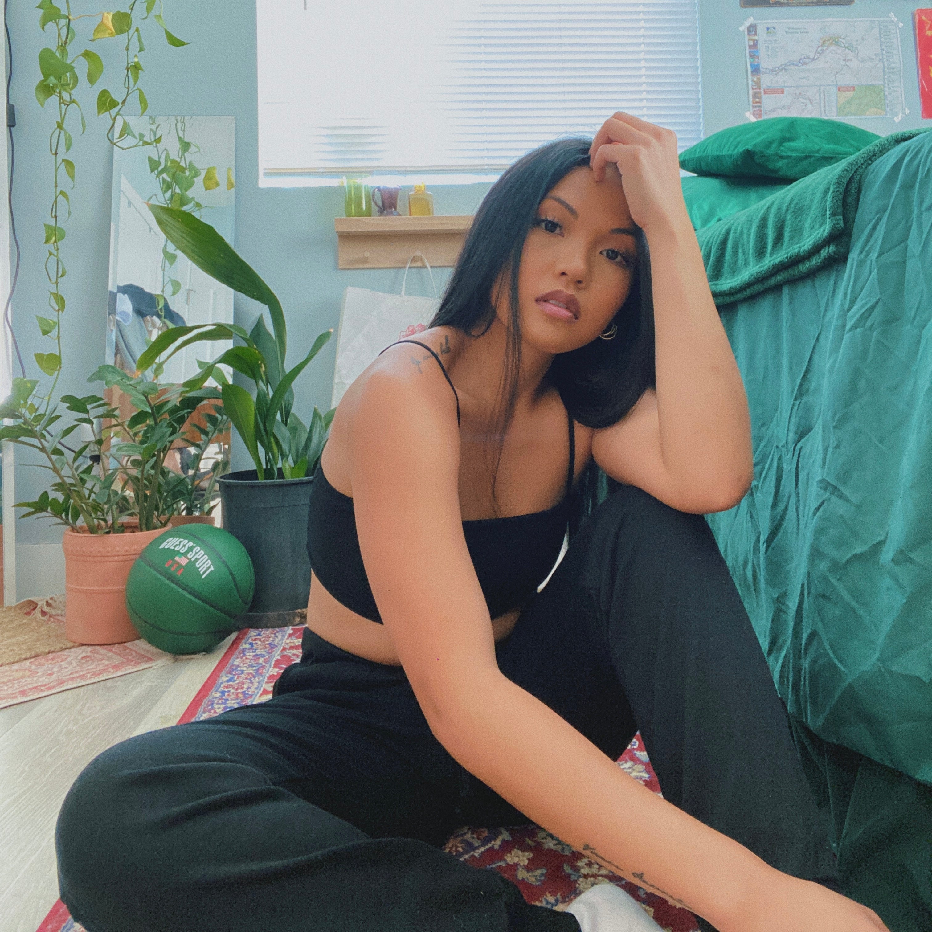 06050 - Women's Cropped Bralette Tank-4